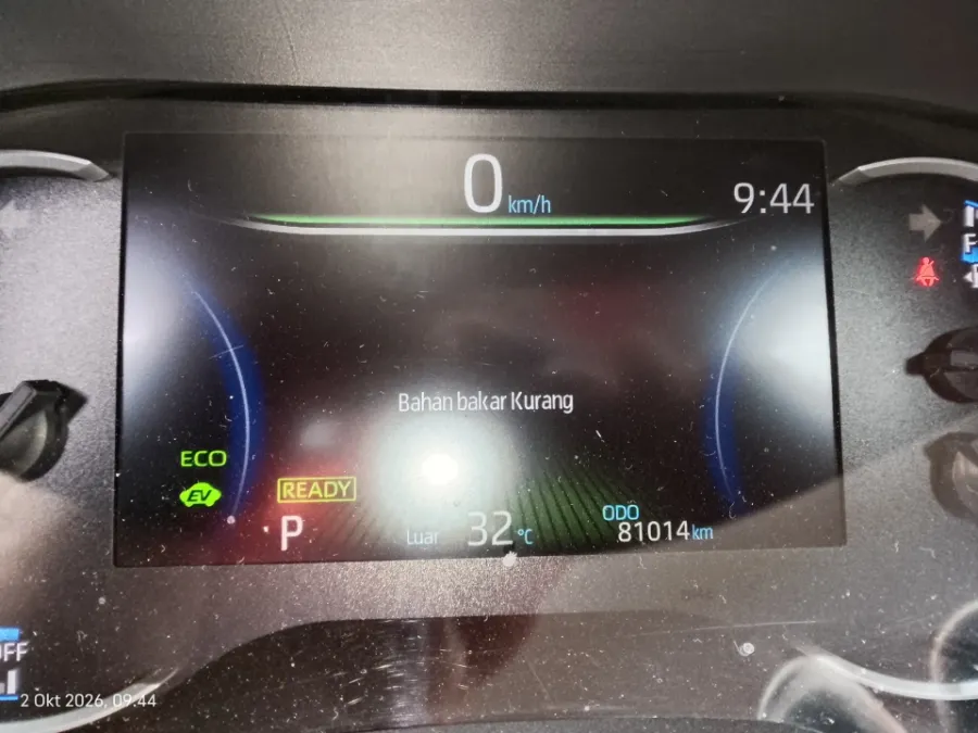 Foto Mobil Bekas Odometer Toyota Kijang Innova 2.0 Zenix V HV CVT tahun 2023