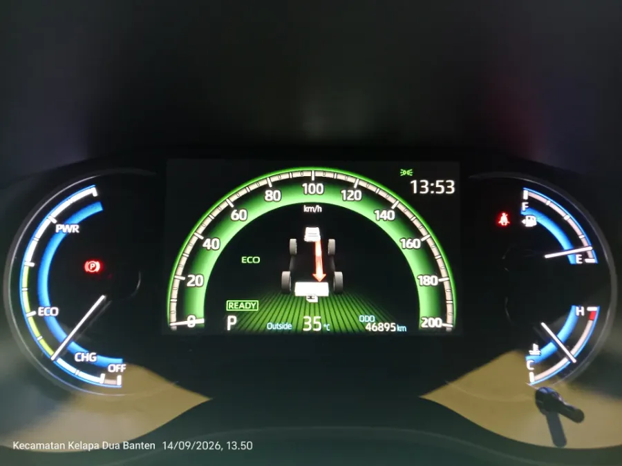 Foto Mobil Bekas Odometer Toyota Kijang Innova 2.0 Zenix V HV CVT Modellista tahun 2023