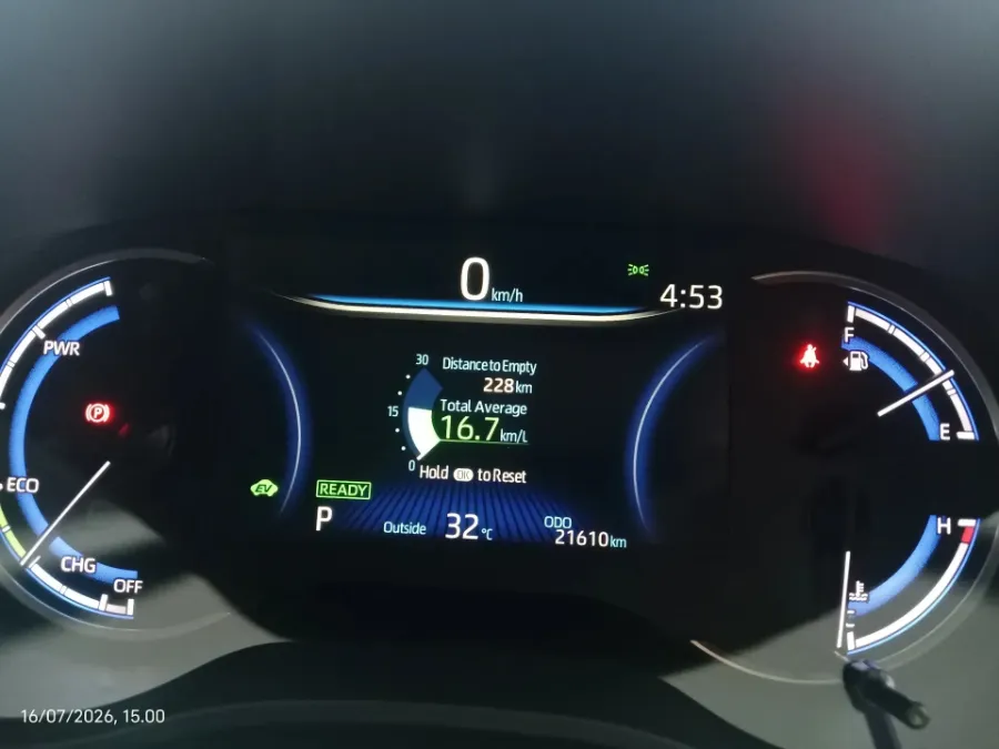 Foto Mobil Bekas Odometer Toyota Kijang Innova 2.0 Zenix V HV CVT Modellista tahun 2024