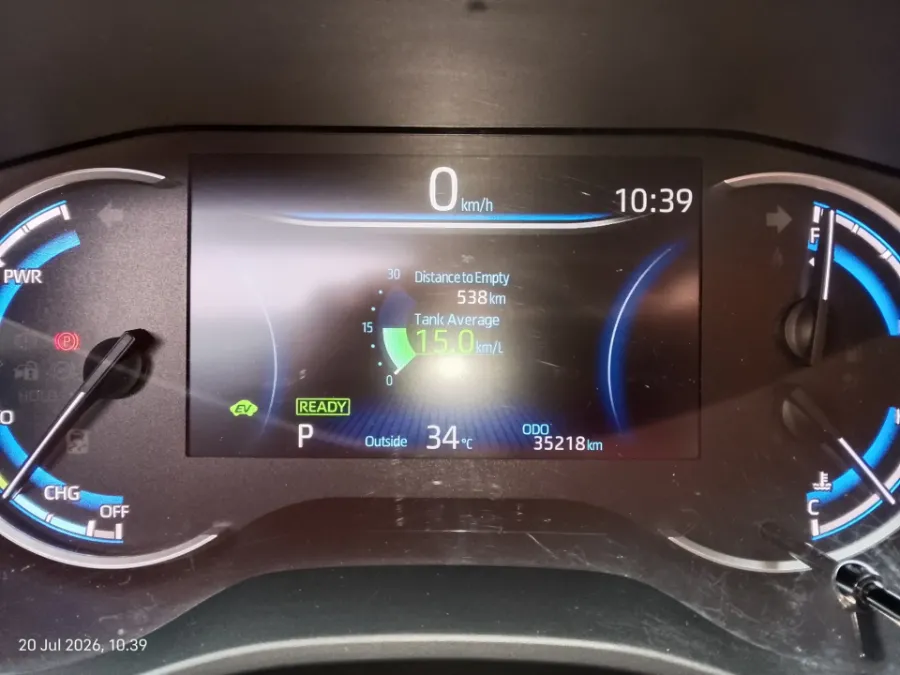 Foto Mobil Bekas Odometer Toyota Kijang Innova 2.0 Zenix V HV CVT Modellista tahun 2024