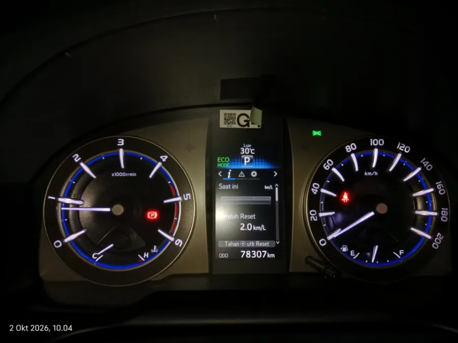 Foto Mobil Bekas Odometer Toyota Kijang Innova 2.4 tahun 2021