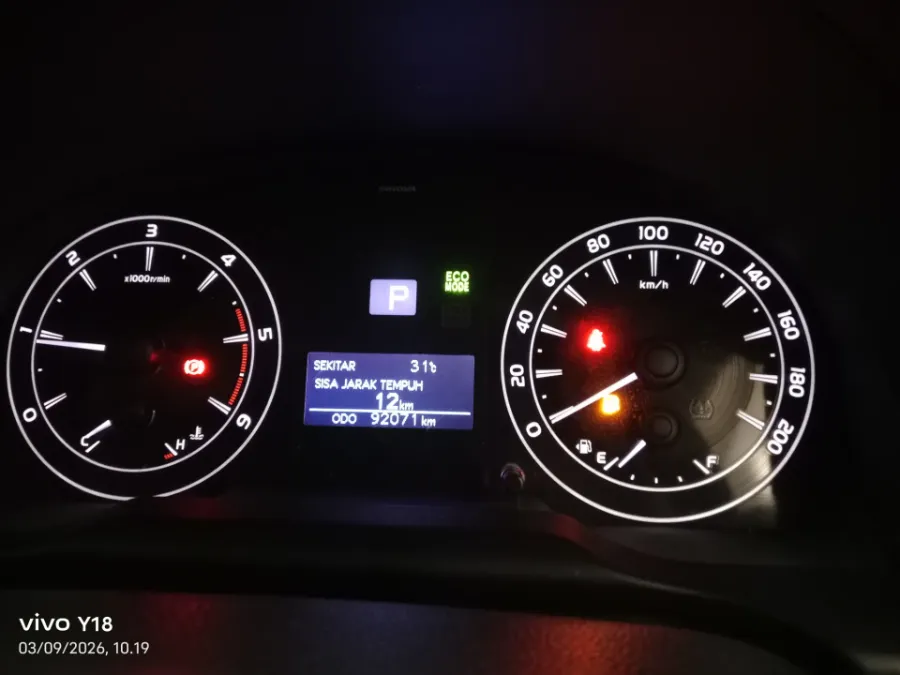 Foto Mobil Bekas Odometer Toyota Kijang Innova 2.4 G tahun 2018