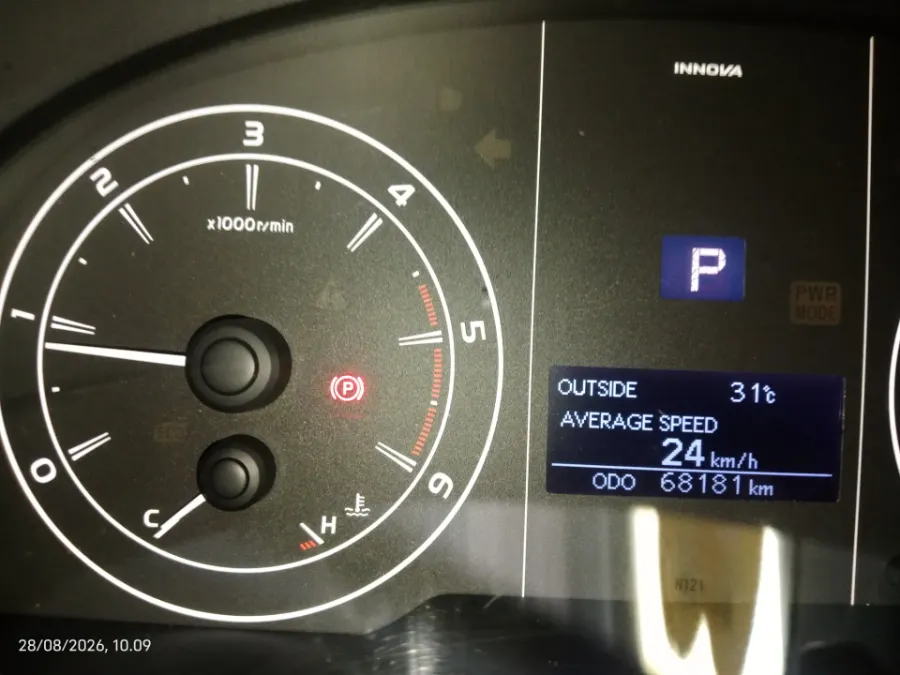 Foto Mobil Bekas Odometer Toyota Kijang Innova 2.4 G tahun 2021