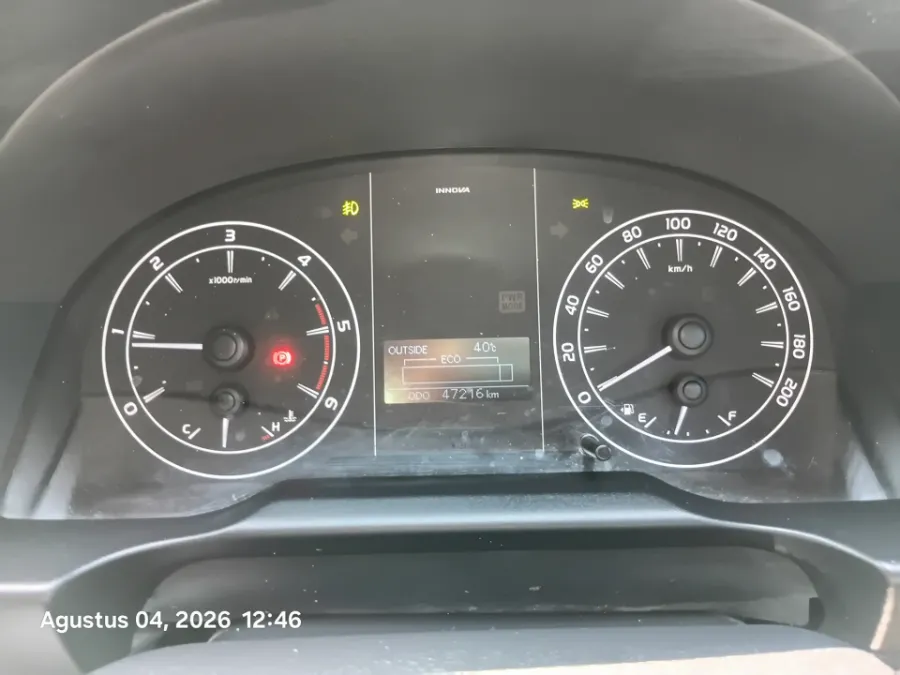 Foto Mobil Bekas Odometer Toyota Kijang Innova 2.4 G tahun 2024