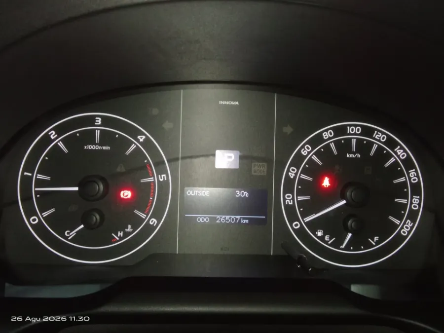 Foto Mobil Bekas Odometer Toyota Kijang Innova 2.4 G tahun 2024