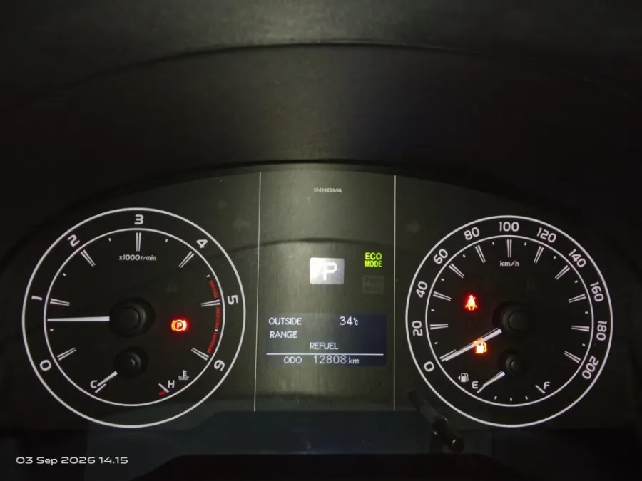 Foto Mobil Bekas Odometer Toyota Kijang Innova 2.4 G tahun 2024