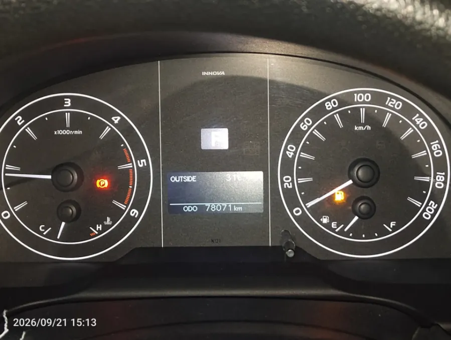 Foto Mobil Bekas Odometer Toyota Kijang Innova 2.4 G tahun 2024