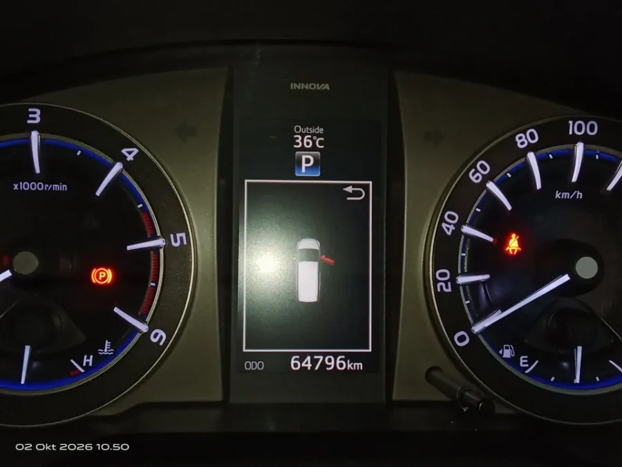 Foto Mobil Bekas Odometer Toyota Kijang Innova 2.4 V tahun 2019