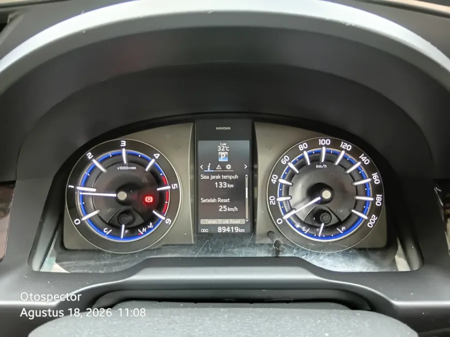Foto Mobil Bekas Odometer Toyota Kijang Innova 2.4 V tahun 2020