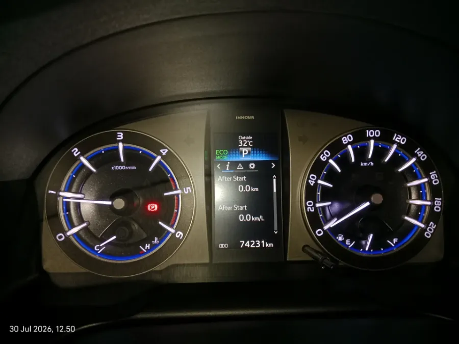 Foto Mobil Bekas Odometer Toyota Kijang Innova 2.4 Venturer tahun 2018