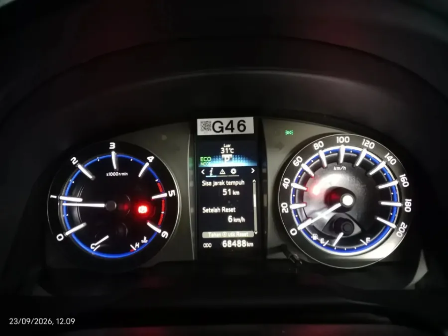Foto Mobil Bekas Odometer Toyota Kijang Innova 2.4 Venturer tahun 2022