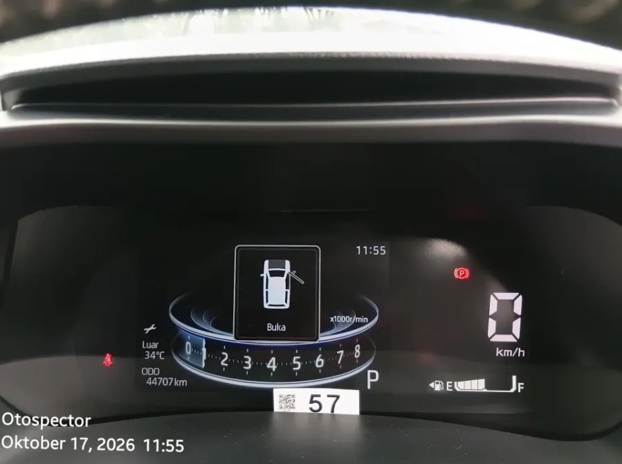 Foto Mobil Bekas Odometer Toyota Raize 1.0 G tahun 2021