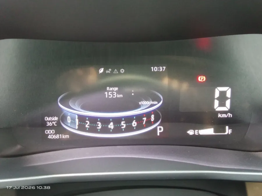Foto Mobil Bekas Odometer Toyota Raize 1.0 G tahun 2023