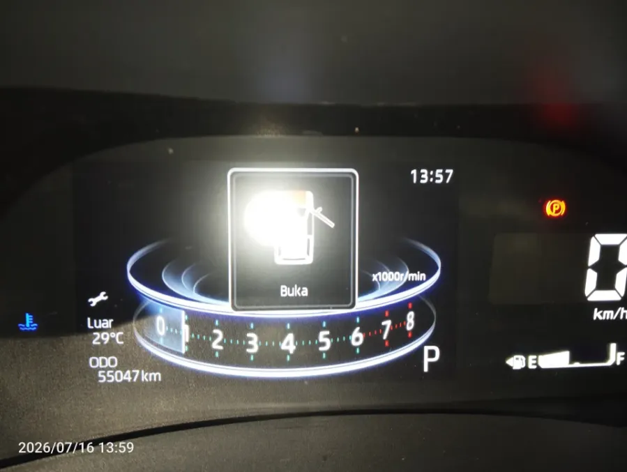 Foto Mobil Bekas Odometer Toyota Raize 1.0 GR Sport tahun 2021