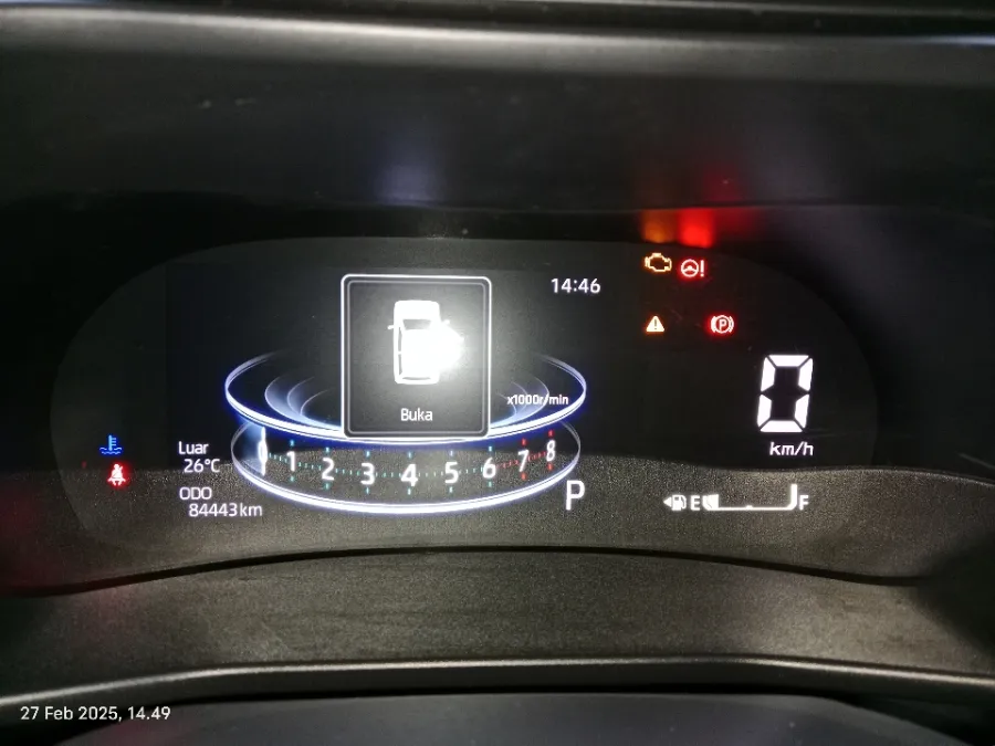 Foto Mobil Bekas Odometer Toyota Raize 1.0 GR Sport tahun 2021