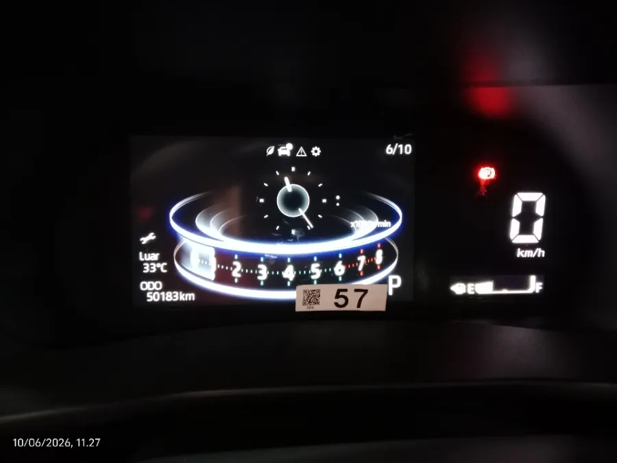 Foto Mobil Bekas Odometer Toyota Raize 1.0 GR Sport tahun 2021