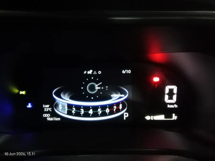Foto Mobil Bekas Odometer Toyota Raize 1.0 GR Sport tahun 2021