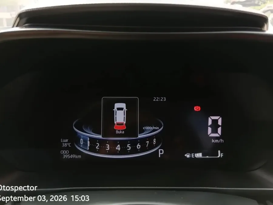 Foto Mobil Bekas Odometer Toyota Raize 1.0 GR Sport tahun 2022