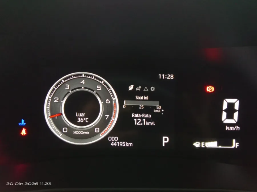 Foto Mobil Bekas Odometer Toyota Raize 1.0 GR Sport tahun 2022