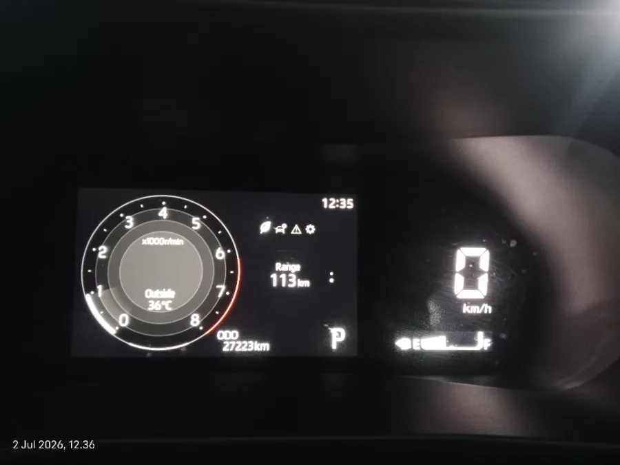 Foto Mobil Bekas Odometer Toyota Raize 1.0 GR Sport tahun 2023
