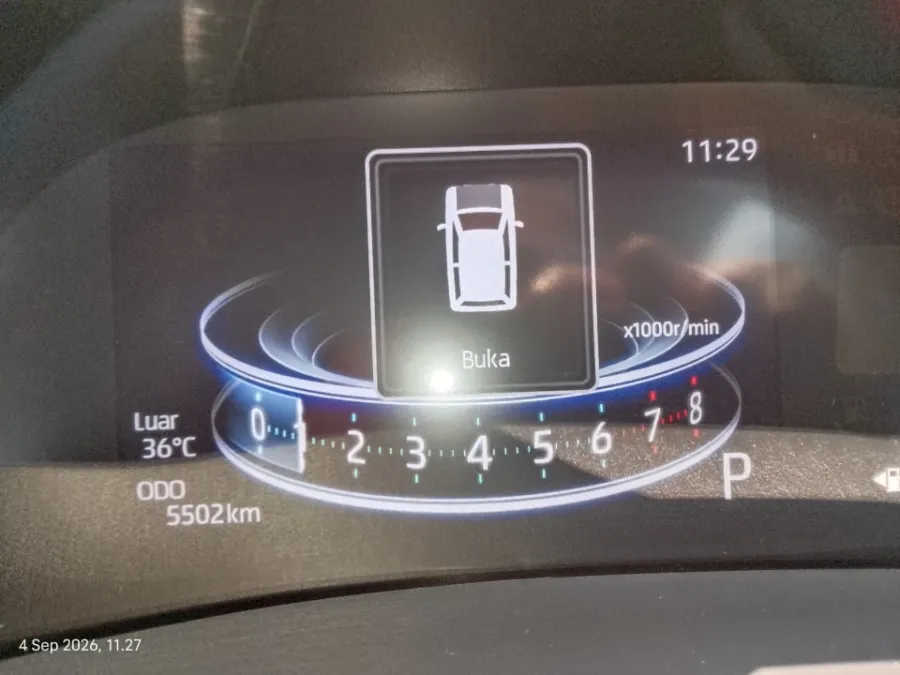 Foto Mobil Bekas Odometer Toyota Raize 1.0 GR Sport tahun 2025