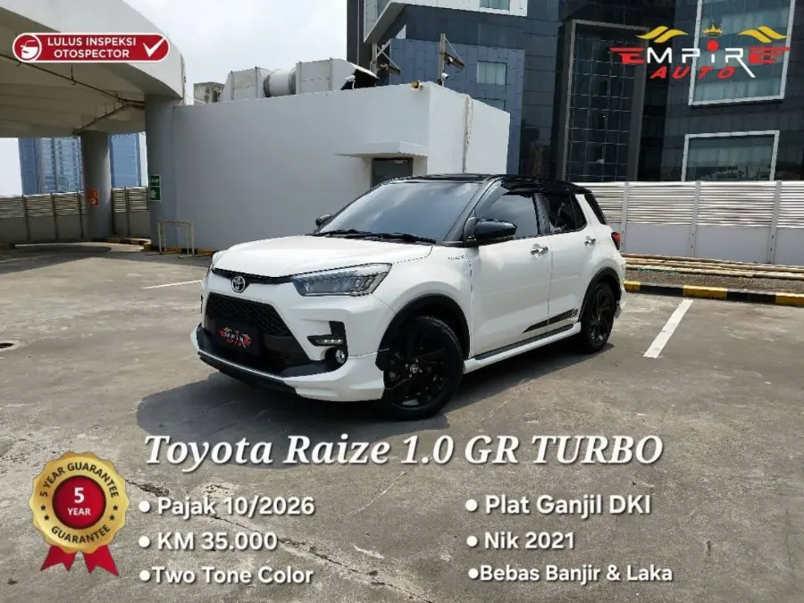 Foto Mobil Bekas Kanan Depan Toyota Raize 1.0 GR Sport TSS tahun 2021
