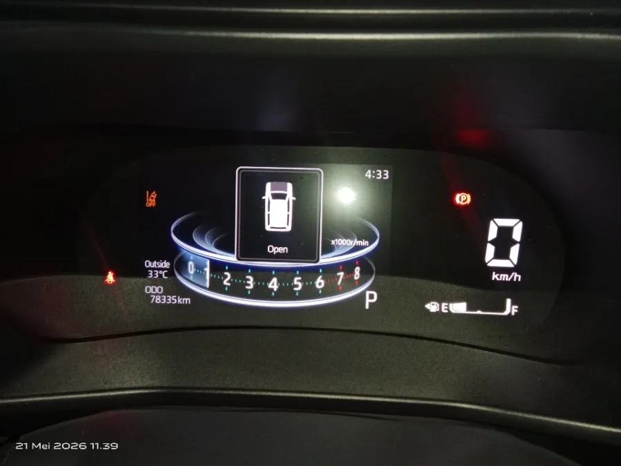 Foto Mobil Bekas Odometer Toyota Raize 1.0 GR Sport TSS tahun 2021