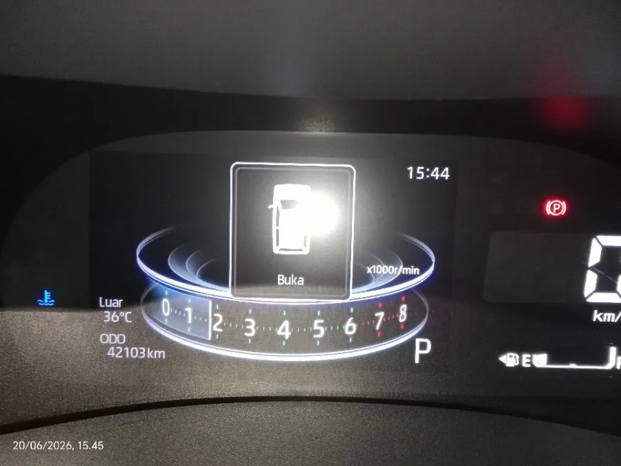 Foto Mobil Bekas Odometer Toyota Raize 1.0 GR Sport TSS tahun 2021