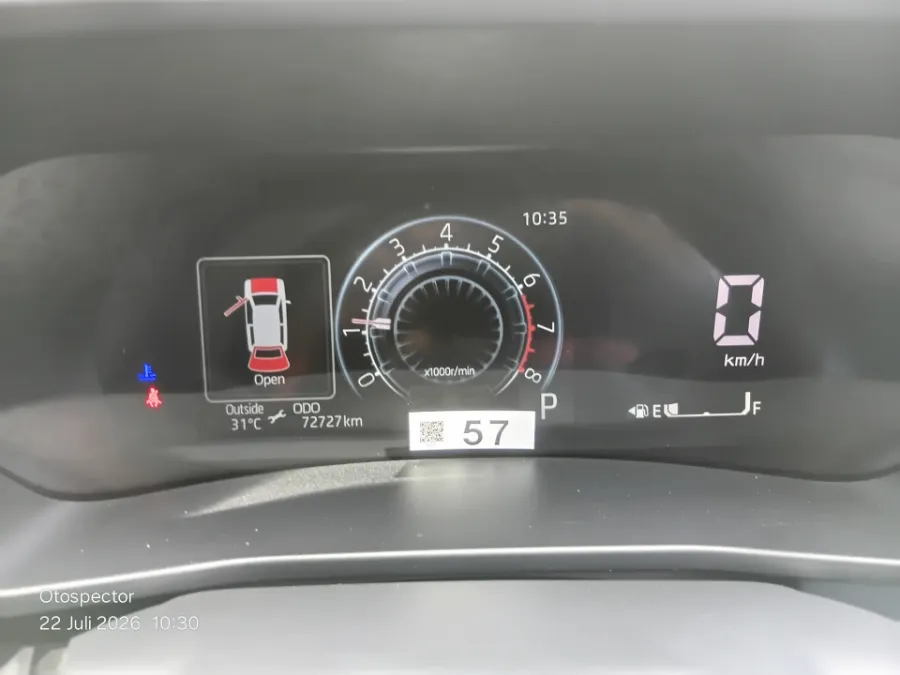 Foto Mobil Bekas Odometer Toyota Raize 1.0 GR Sport TSS tahun 2021