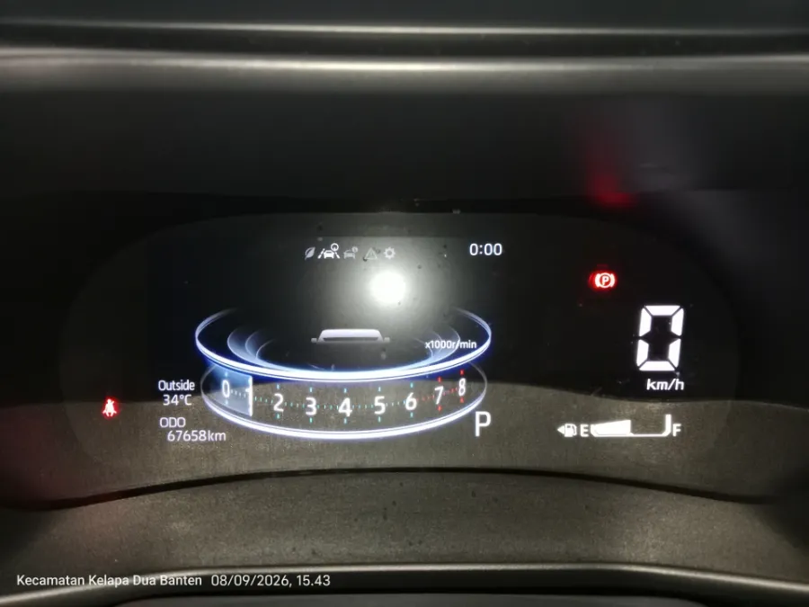 Foto Mobil Bekas Odometer Toyota Raize 1.0 GR Sport TSS tahun 2021