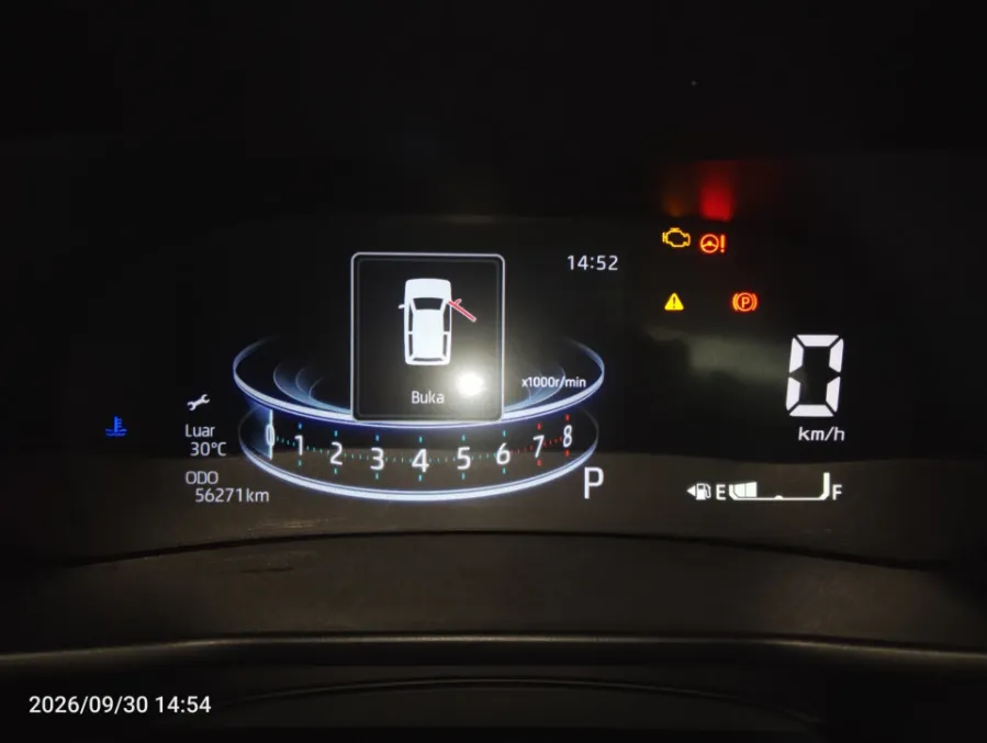 Foto Mobil Bekas Odometer Toyota Raize 1.0 GR Sport TSS tahun 2021
