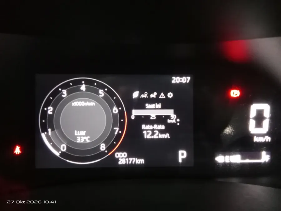 Foto Mobil Bekas Odometer Toyota Raize 1.0 GR Sport TSS tahun 2021
