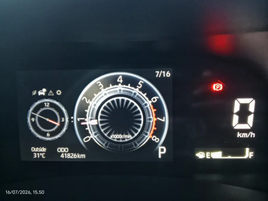Foto Mobil Bekas Odometer Toyota Raize 1.0 GR Sport TSS tahun 2022