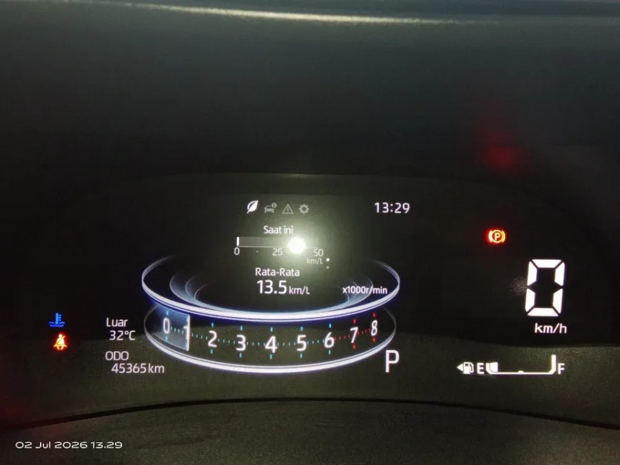 Foto Mobil Bekas Odometer Toyota Raize 1.0 GR Sport TSS tahun 2022
