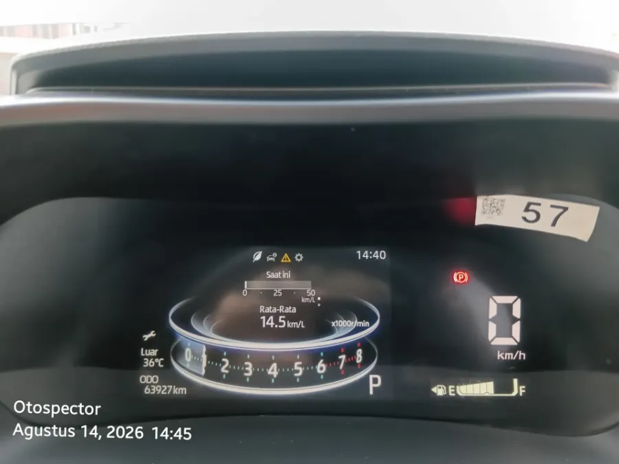 Foto Mobil Bekas Odometer Toyota Raize 1.0 GR Sport TSS tahun 2023