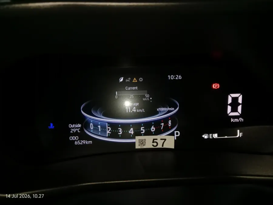 Foto Mobil Bekas Odometer Toyota Raize 1.0 GR Sport TSS tahun 2026