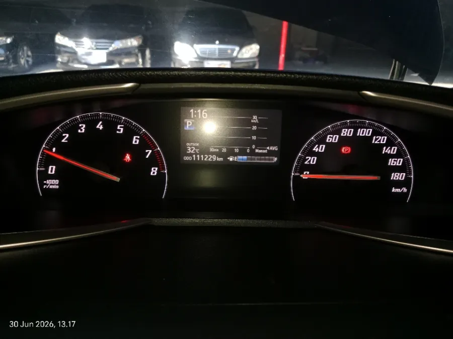 Foto Mobil Bekas Odometer Toyota Sienta 1.5 Q tahun 2016
