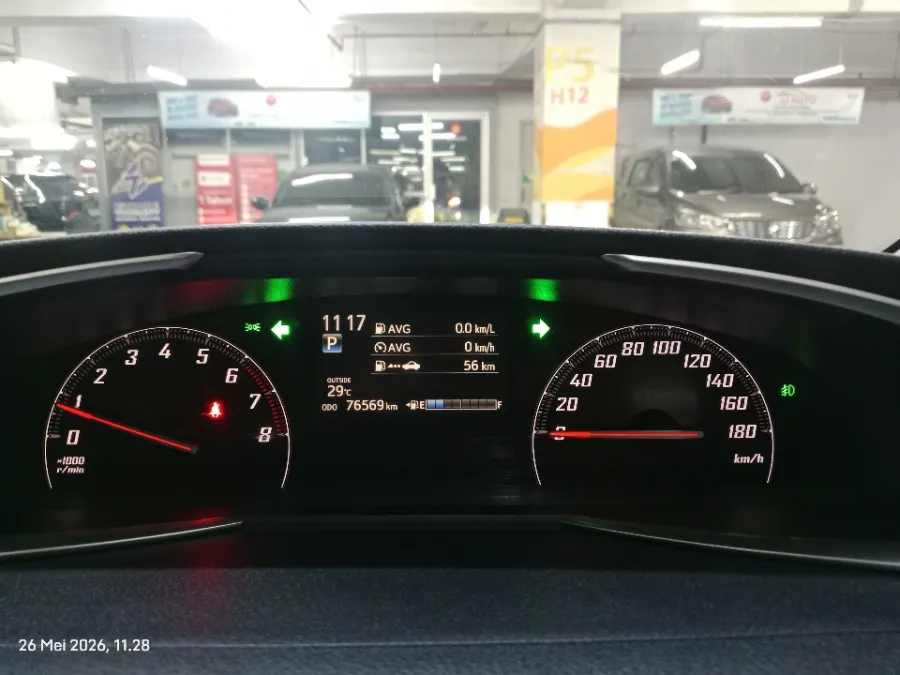 Foto Mobil Bekas Odometer Toyota Sienta 1.5 Q tahun 2017