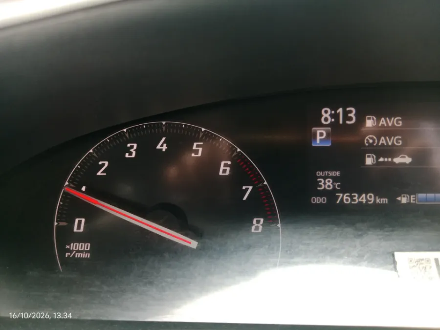 Foto Mobil Bekas Odometer Toyota Sienta 1.5 Q tahun 2017