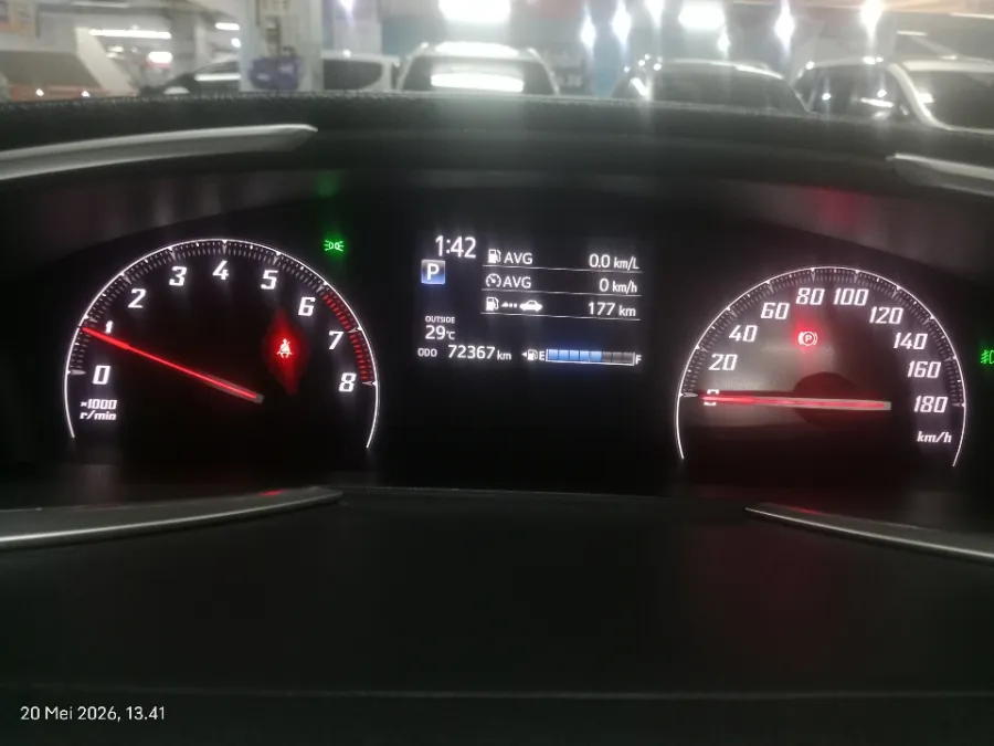 Foto Mobil Bekas Odometer Toyota Sienta 1.5 Q tahun 2018
