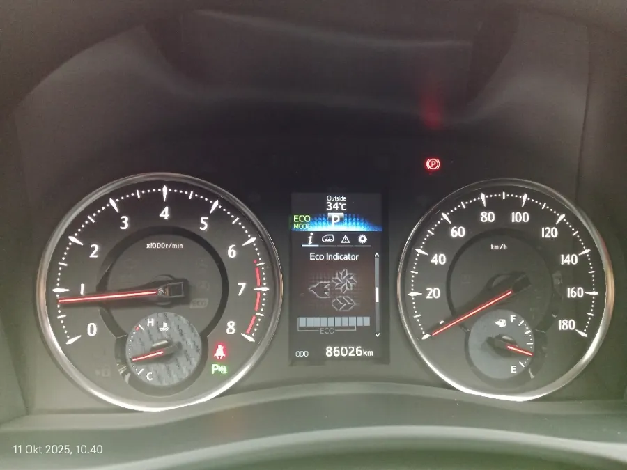 Foto Mobil Bekas Odometer Toyota Vellfire 2.5 tahun 2015