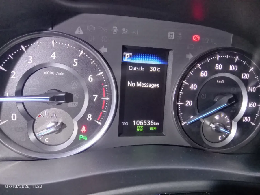 Foto Mobil Bekas Odometer Toyota Vellfire 2.5 G tahun 2018