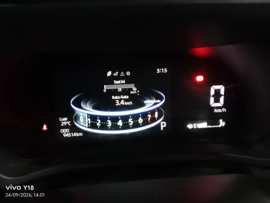 Foto Mobil Bekas Odometer Toyota Veloz 1.5 tahun 2022