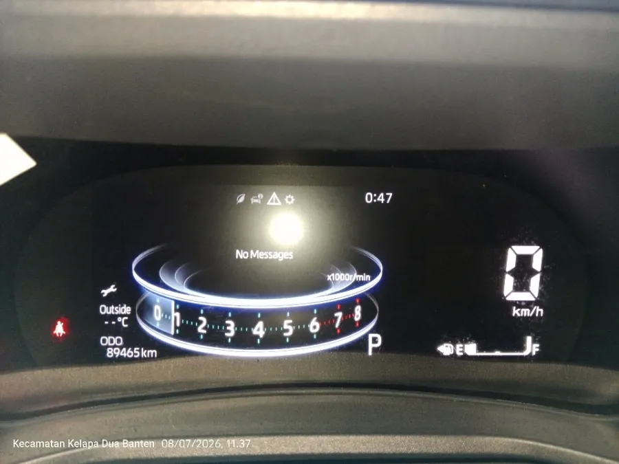 Foto Mobil Bekas Odometer Toyota Veloz 1.5 Q tahun 2022