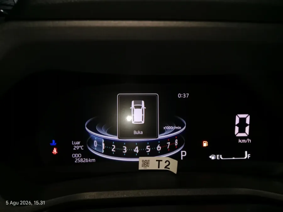 Foto Mobil Bekas Odometer Toyota Veloz 1.5 Q tahun 2022