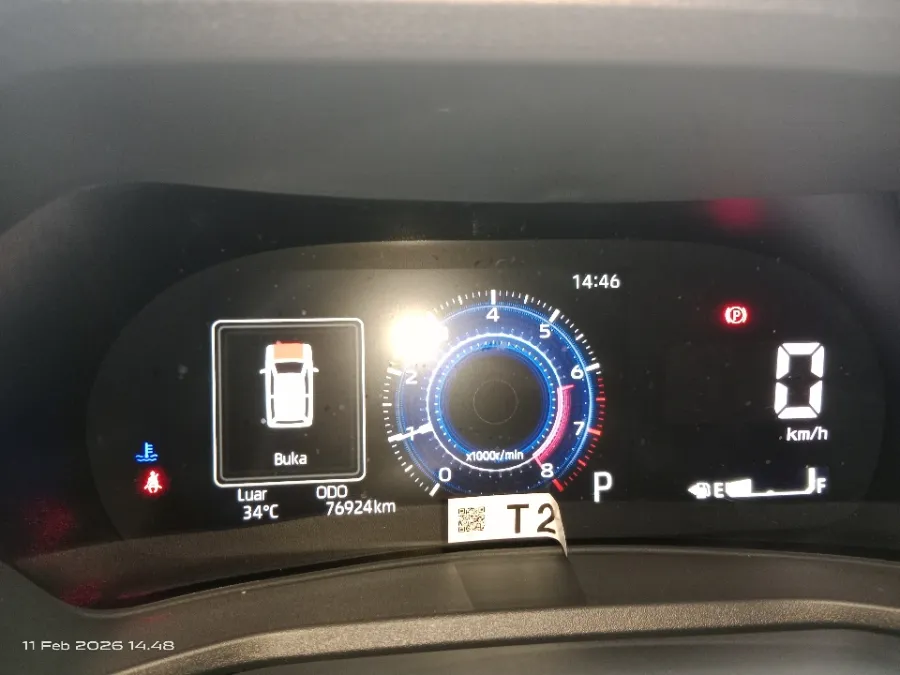 Foto Mobil Bekas Odometer Toyota Veloz 1.5 Q TSS tahun 2022