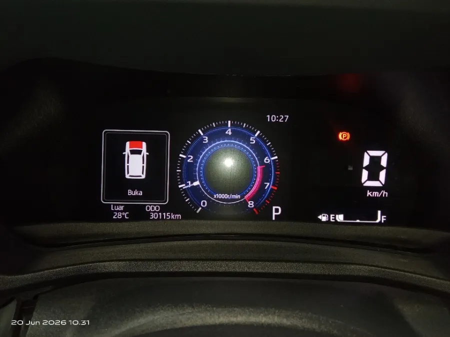 Foto Mobil Bekas Odometer Toyota Veloz 1.5 Q TSS tahun 2024