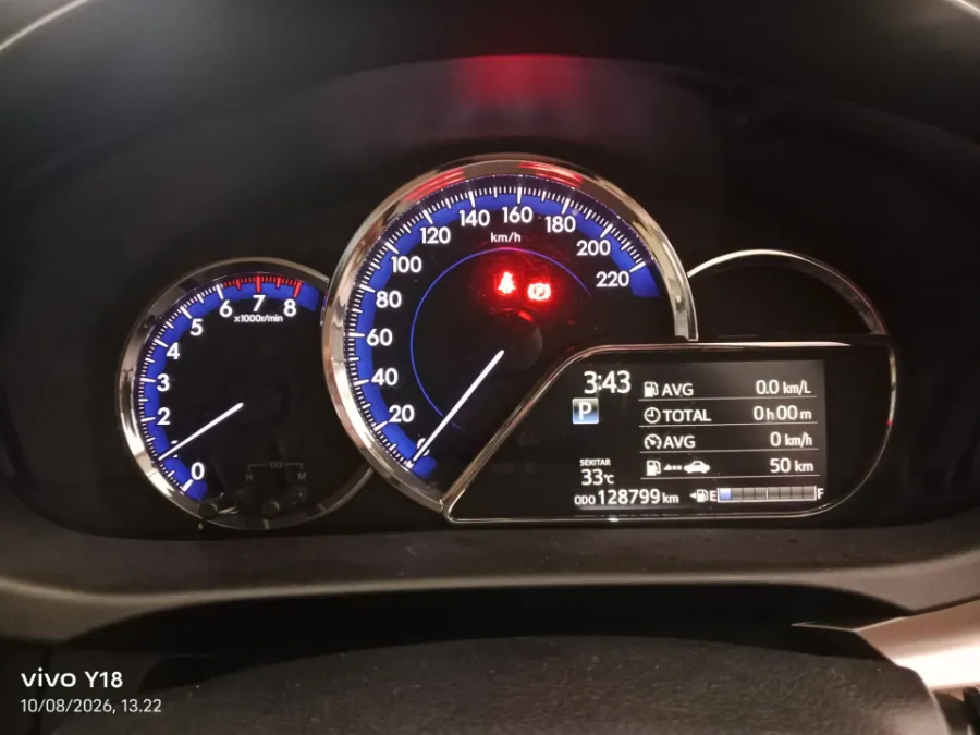Foto Mobil Bekas Odometer Toyota Vios 1.5 G tahun 2019