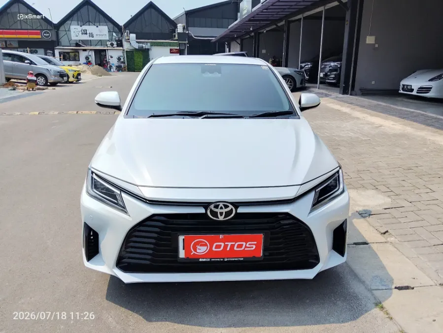 Foto Mobil Bekas Tampak Depan Toyota Vios 1.5 G tahun 2023
