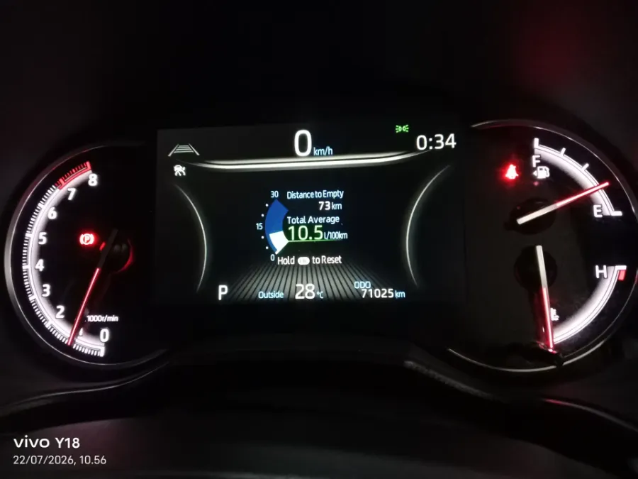 Foto Mobil Bekas Odometer Toyota Voxy 2.0 tahun 2022